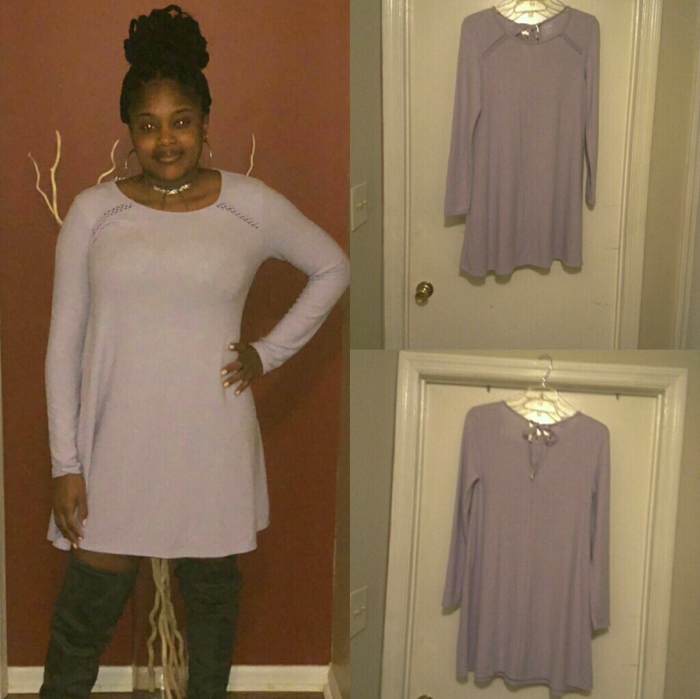 SUPER CUTE LILAC FLEECE DRESS 💸$8
